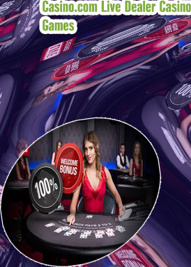 Live dealer casino bonus