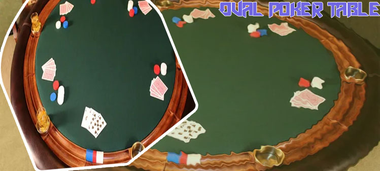 Oval poker table in Indian Rupees