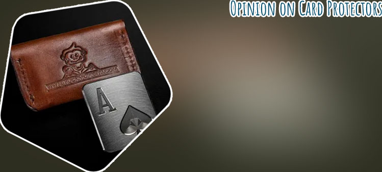 Poker card protectors