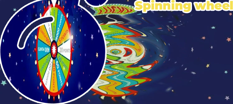 Spin the wheel for free spins